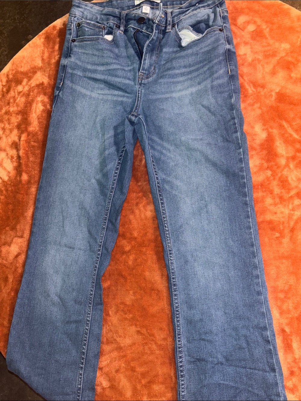 Marc New York Medium Blue Straight-Leg Jeans